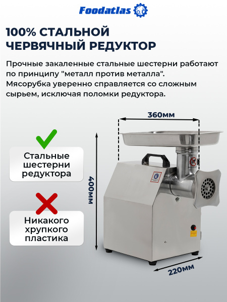 Мясорубка FA-12R Foodatlas